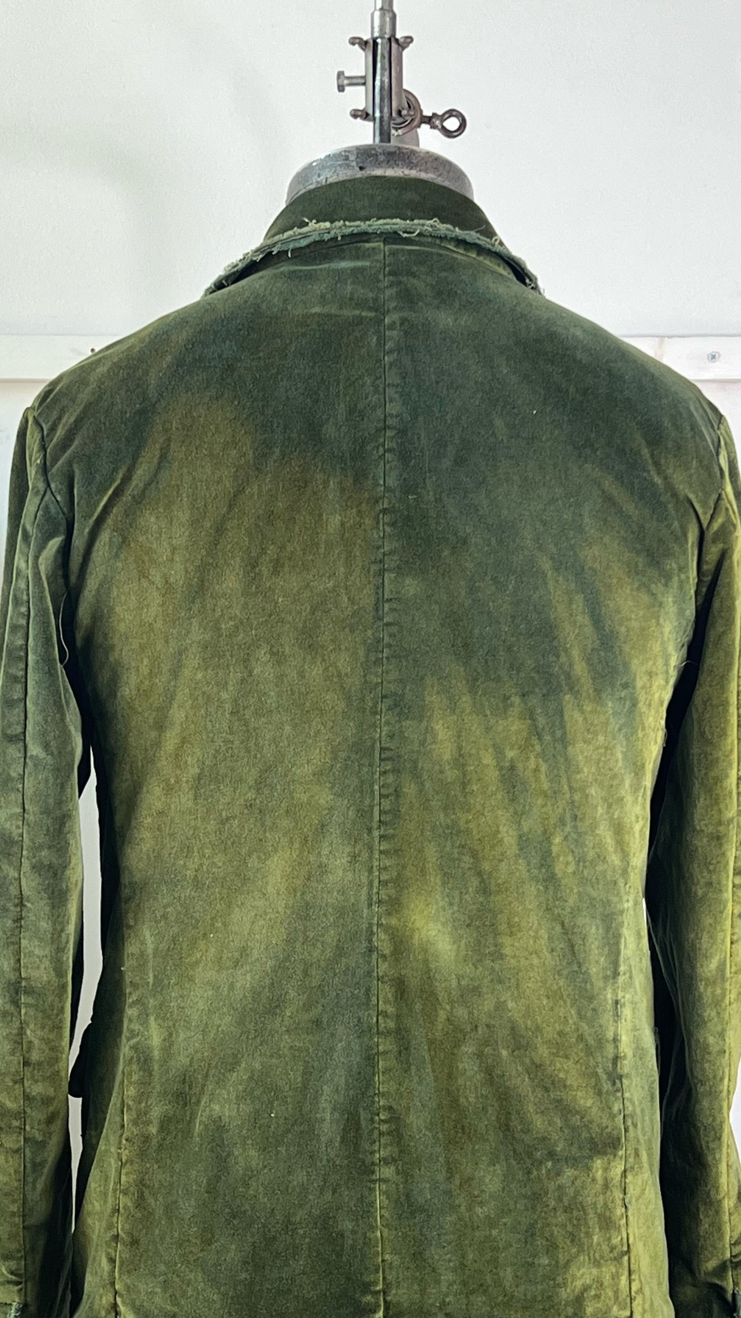 Men’s Olive Velvet Blazer
