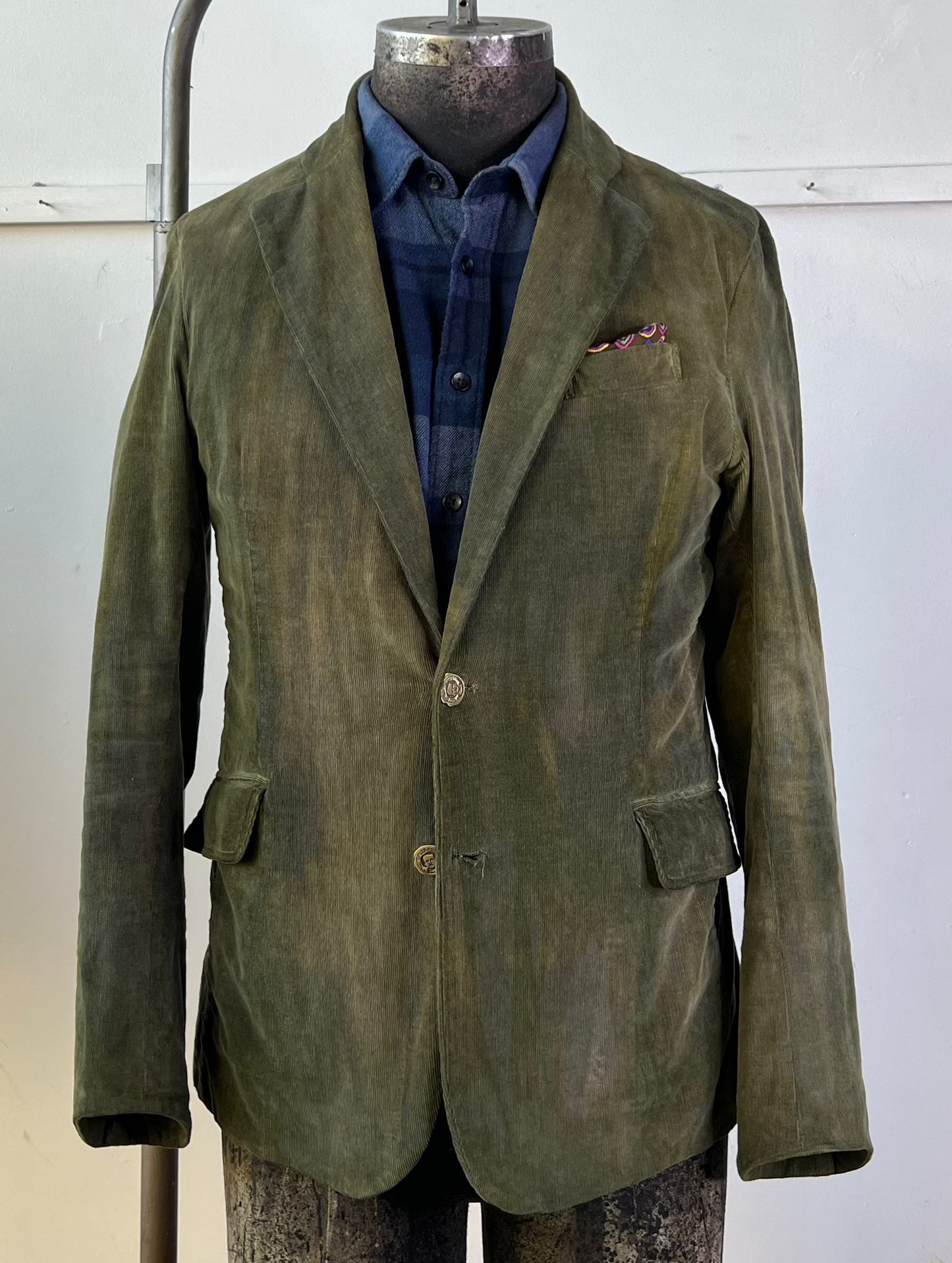 Alesandro Olive Corduroy